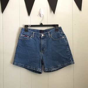 Vintage Tommy Hilfiger high waist mom jean shorts